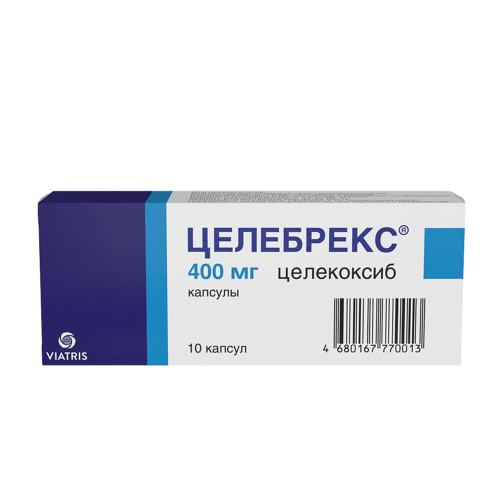 Целебрекс, 400 мг, капс. №10