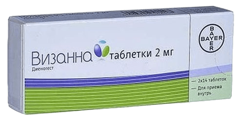 Визанна, 2 мг, таб. №28