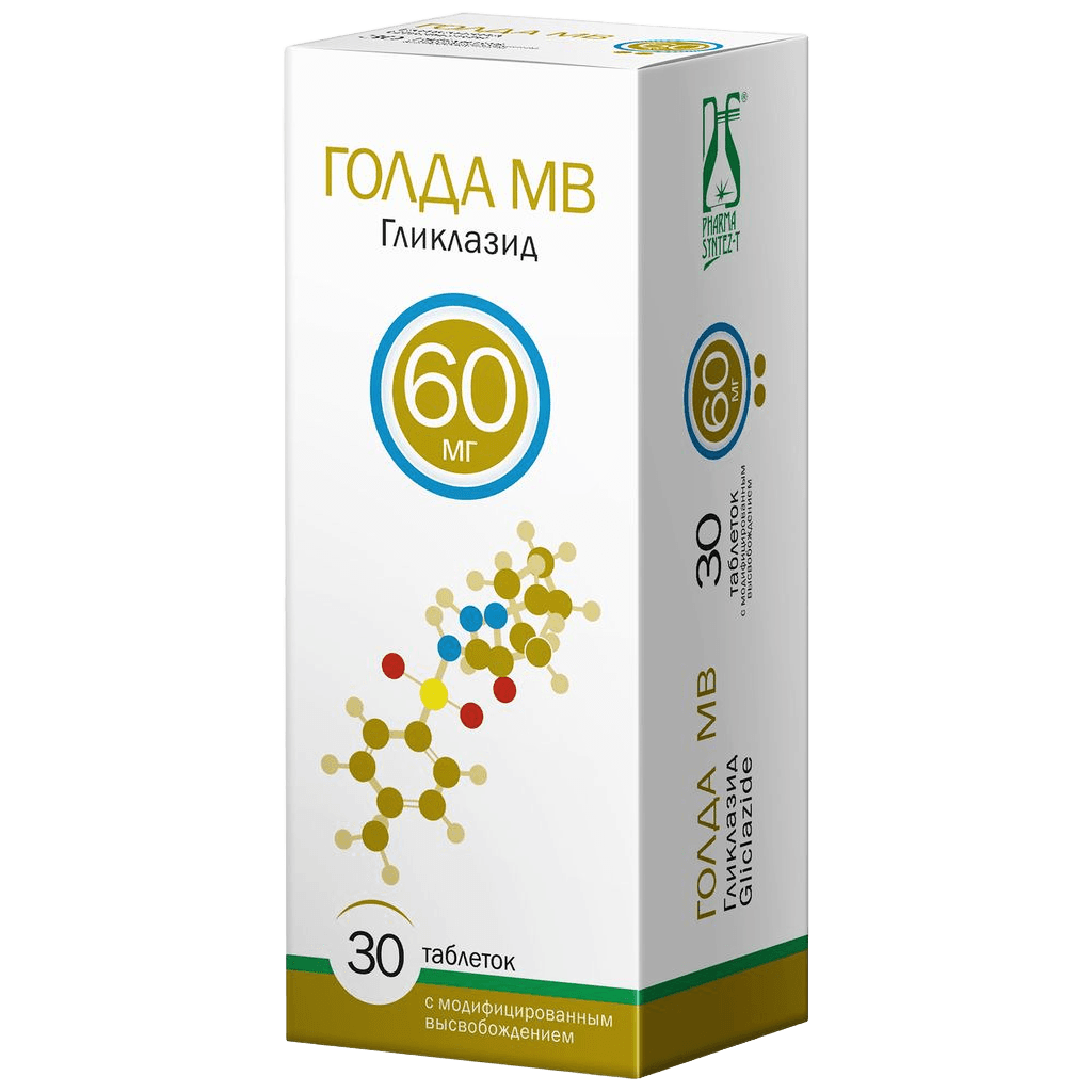 Голда МВ, 60 мг, таб. №30