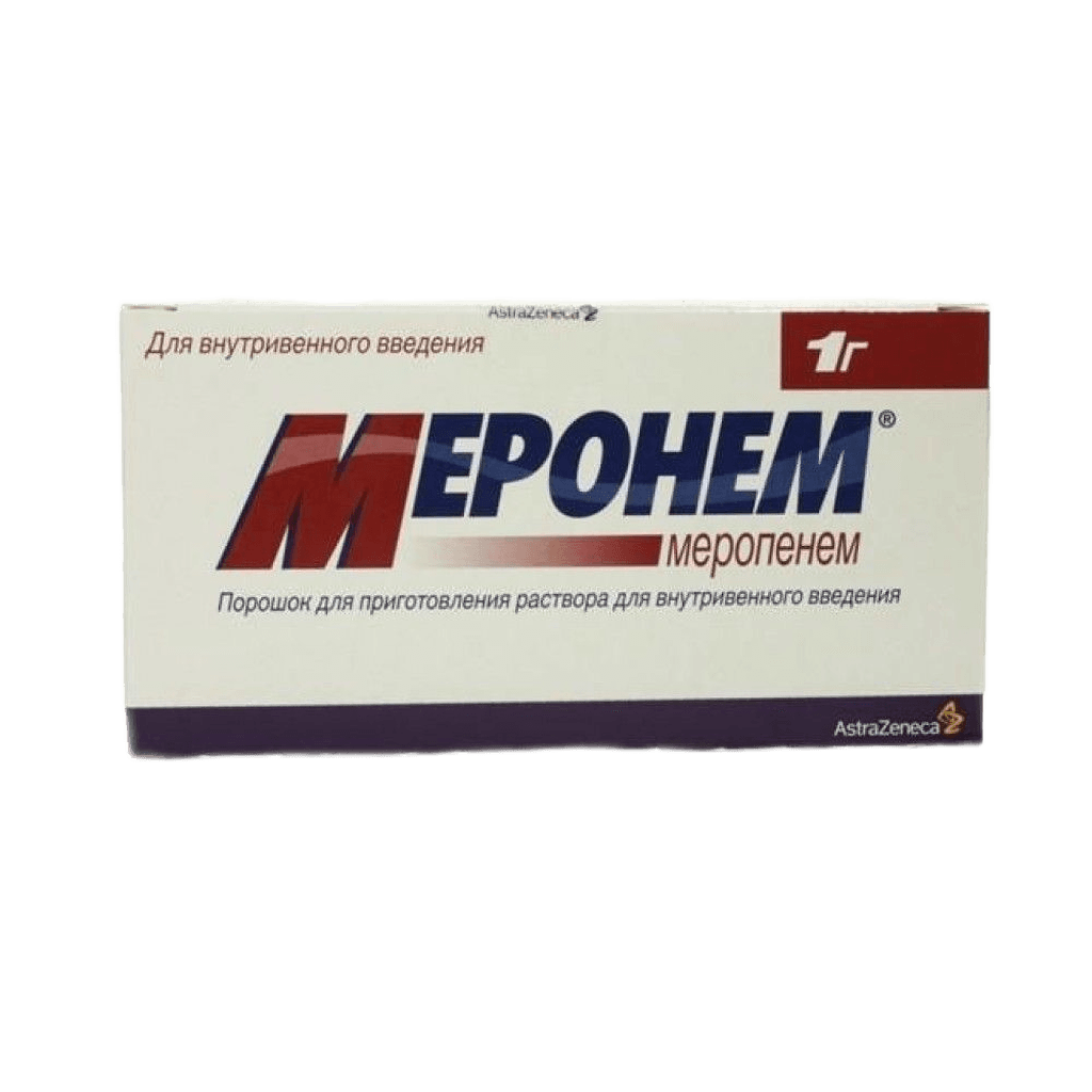 Меронем, 1,0 г, флак. №10
