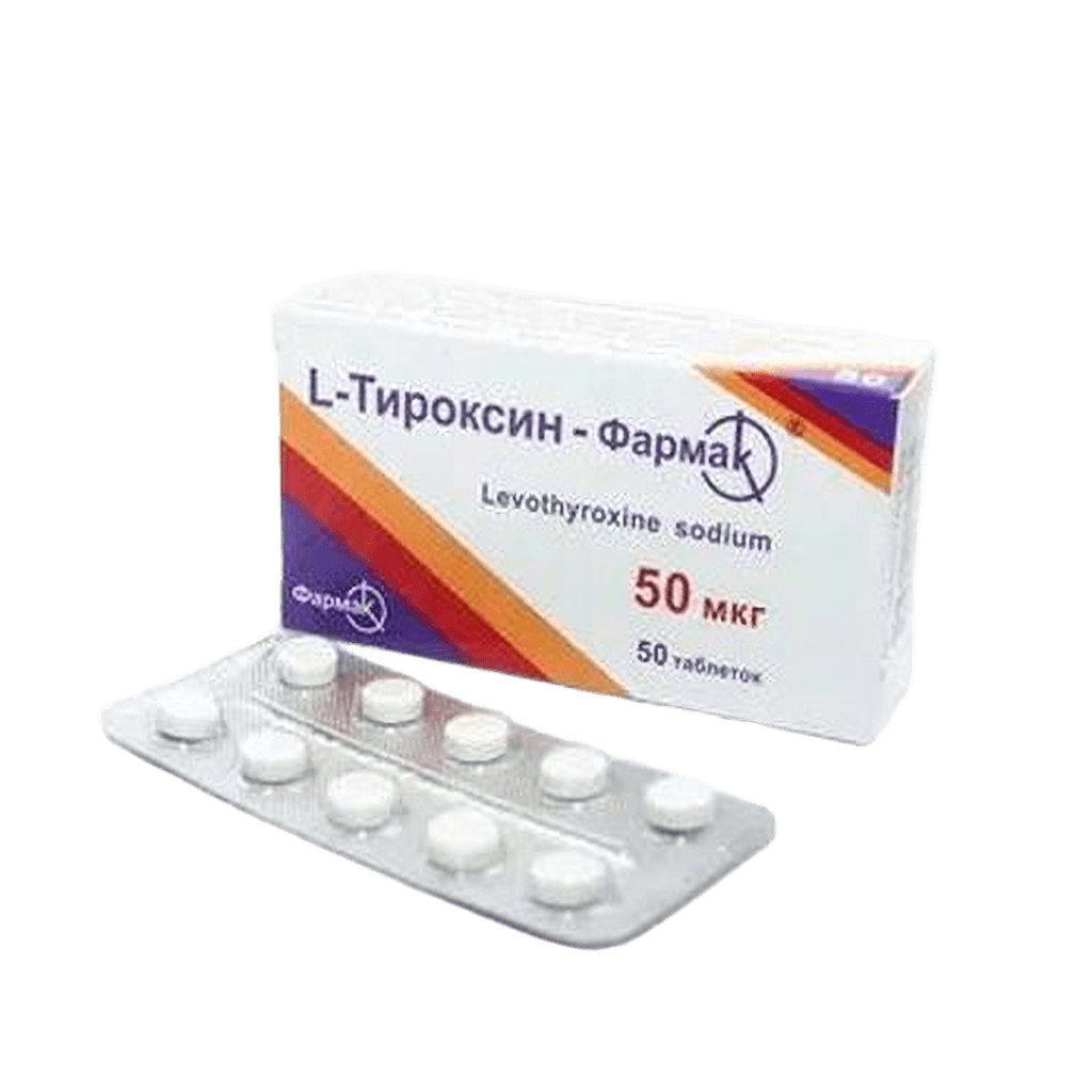 L-Тироксин-Фармак, 50 мкг, таб. №50