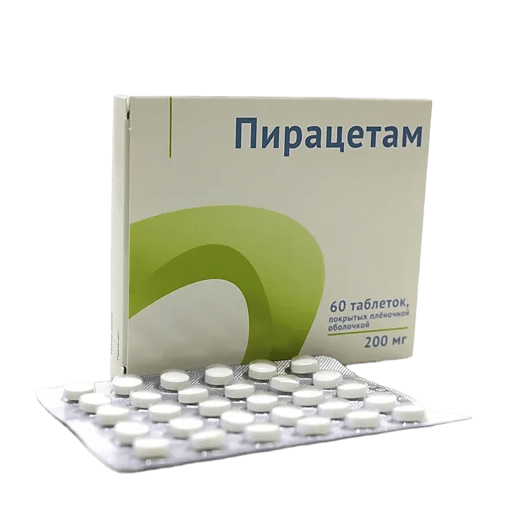 Пирацетам, 200 мг, таб. №60