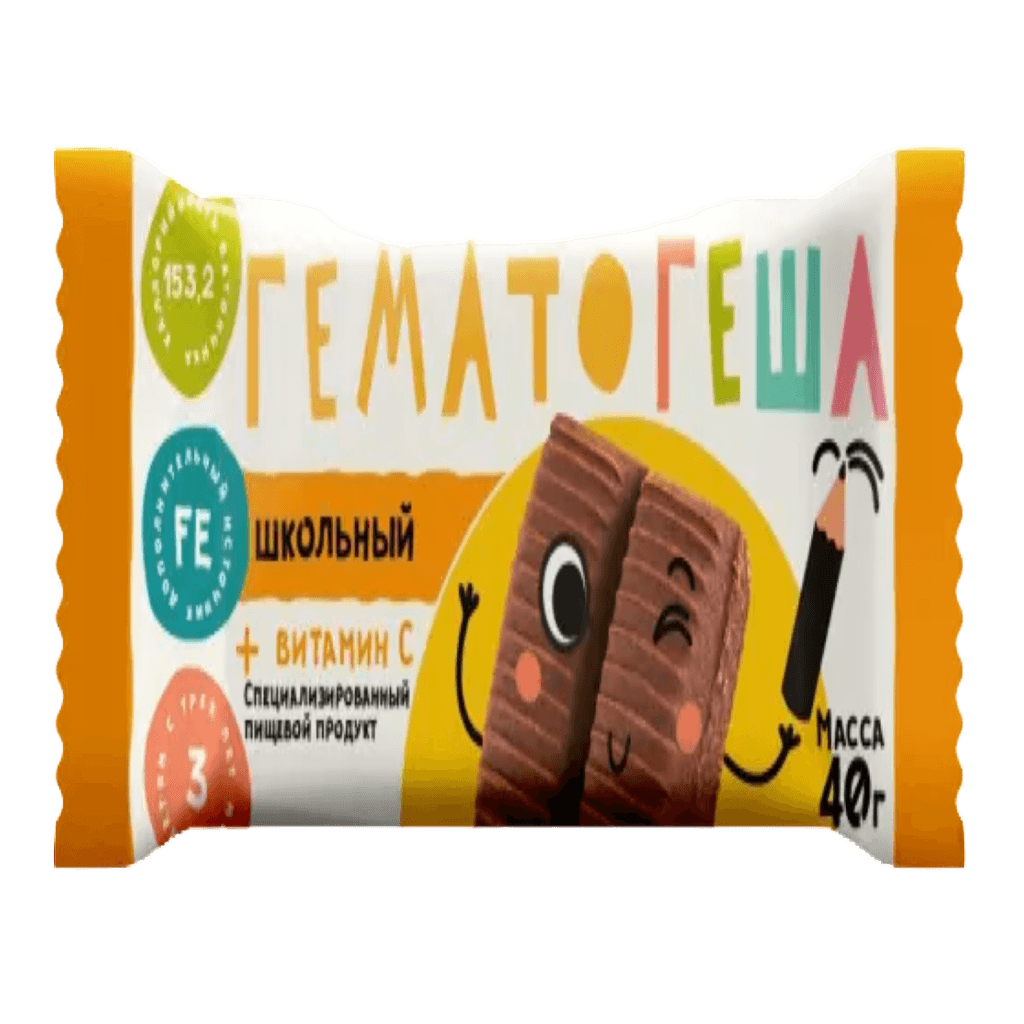 Гематогеша школьный, 40 г