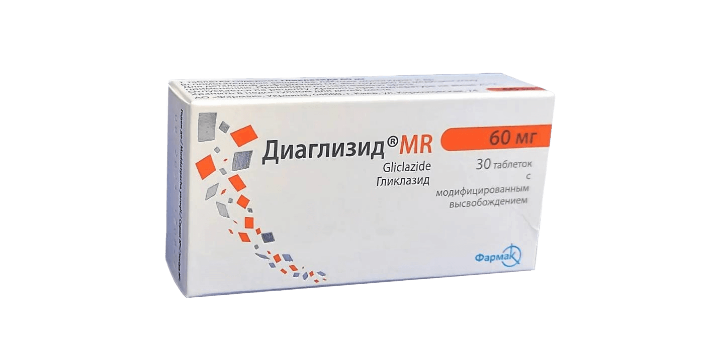 Диаглизид MR, 60 мг, таб. №30
