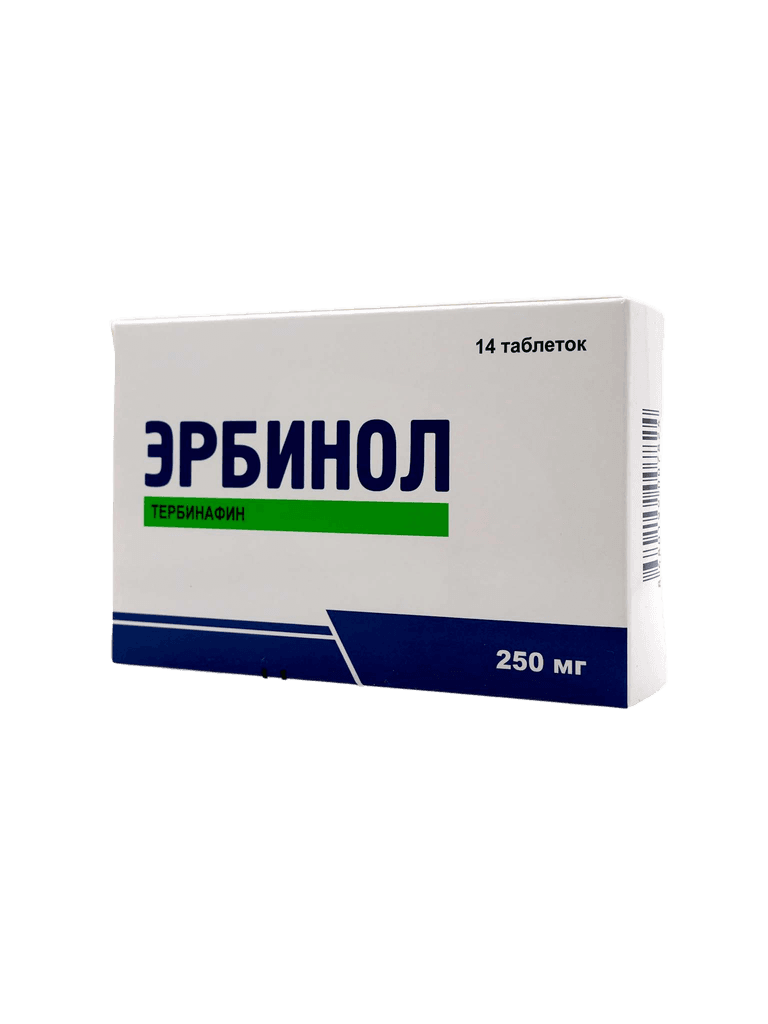 Эрбинол, 250 мг, таб. №14
