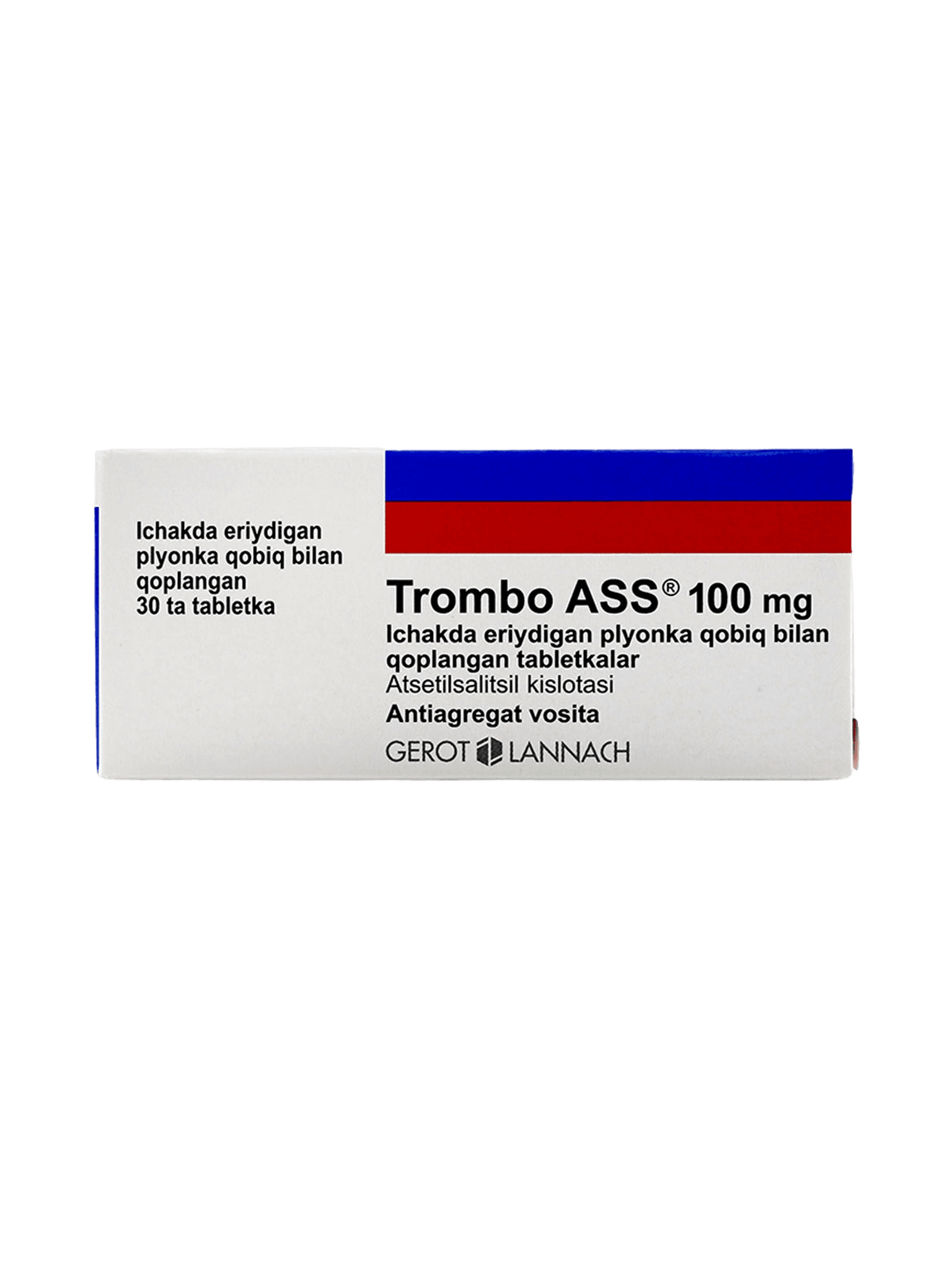Тромбо АСС, 100 мг, таб. №30