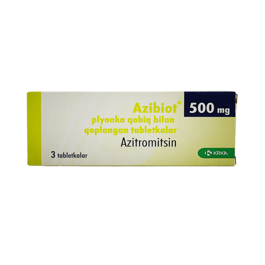 Азибиот, 500 мг, таб. №3
