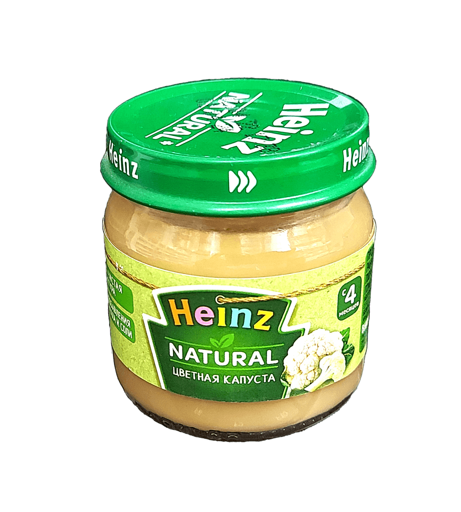 Пюре Heinz цветная капуста с 4 м, 80 г