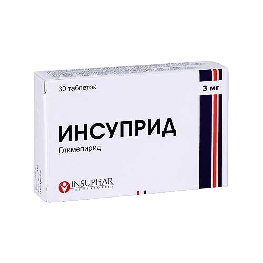 Инсуприд, 3 мг, таб. №30