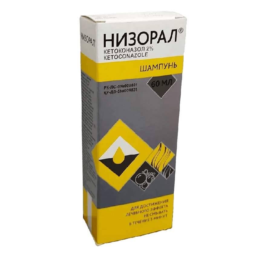 Низорал, 2% 60 мл, шампунь