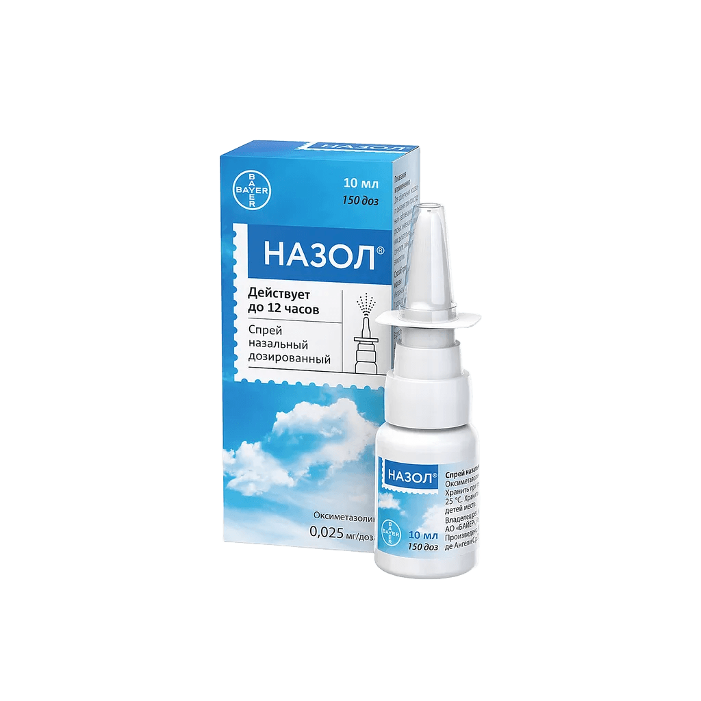 Назол, 0,5 мг/мл 30 мл, спрей назал.
