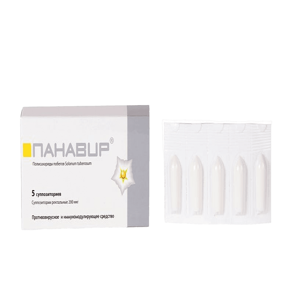 Панавир, 200 мкг, супп. рект. №5