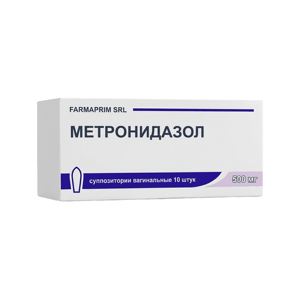 Метронидазол, 500 мг, супп. ваг. №10