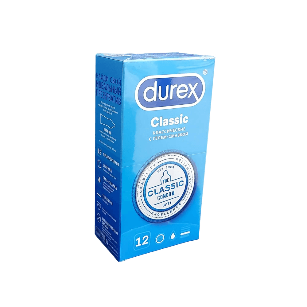 Презервативы Durex Classic, №3 (классические)