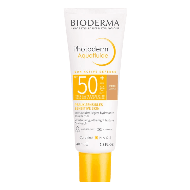 Солнцезащитный крем Bioderma Photoderm Aquafluide Doree SPF50+, 40 мл