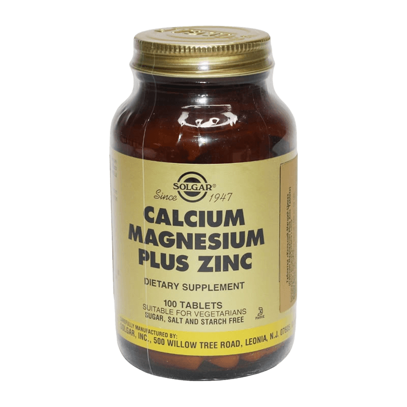 Кальций, Магний и Цинк (Solgar Calcium Magnesium Zinc), 1580 мг, таб. №100