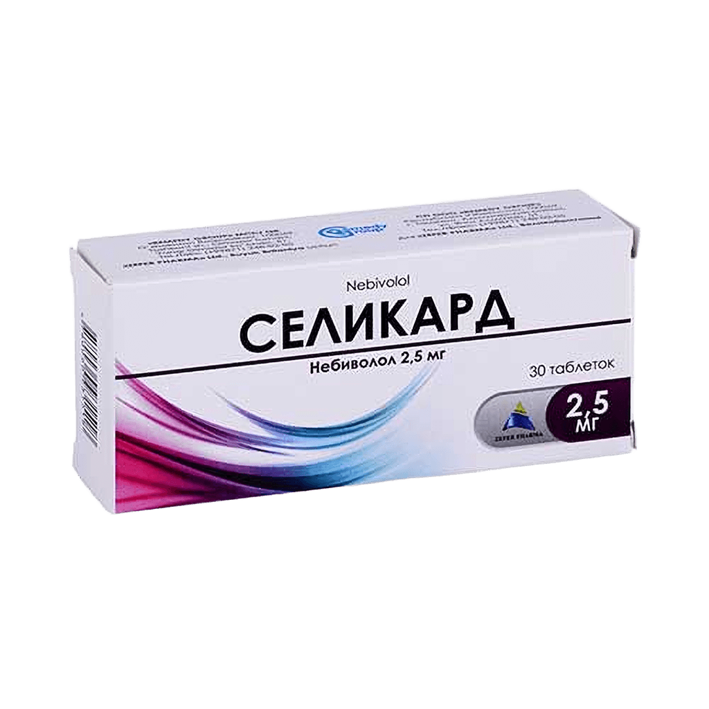 Селикард, 2,5 мг, таб. №30