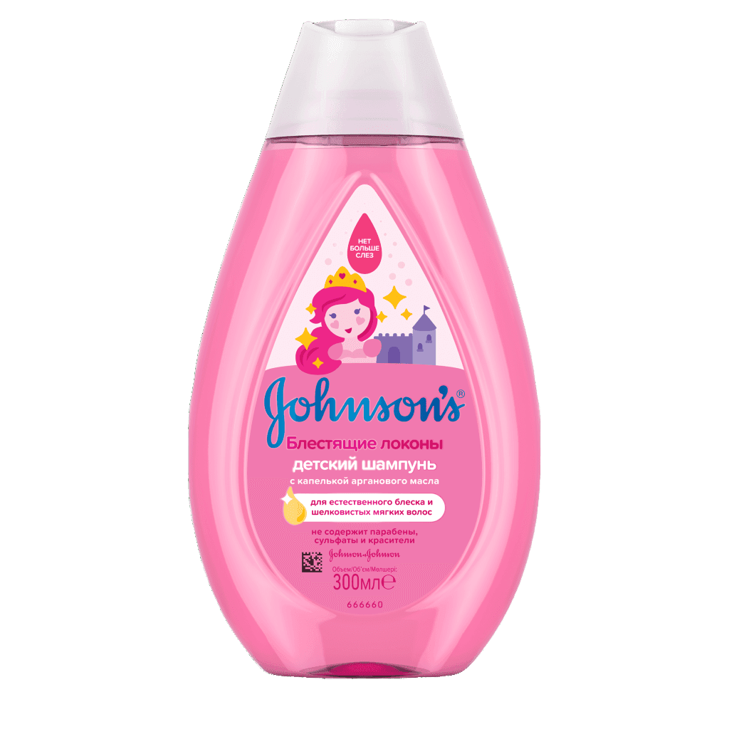 Shampun Johnson's Baby, Blestyashchiye Lokony 300 ml