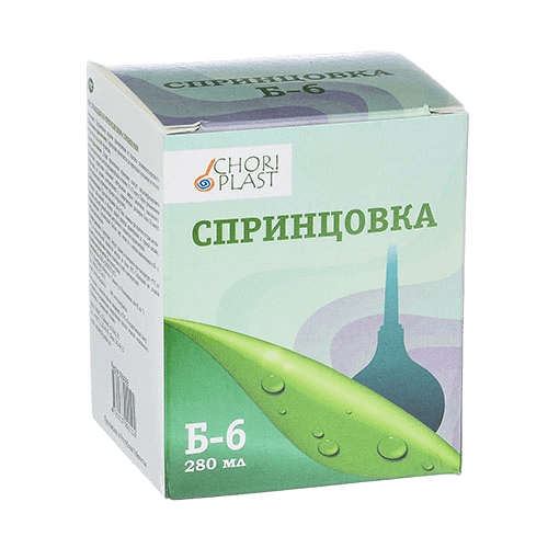 Спринцовка ПВХ, Б-6 280 мл (тв/наконеч)