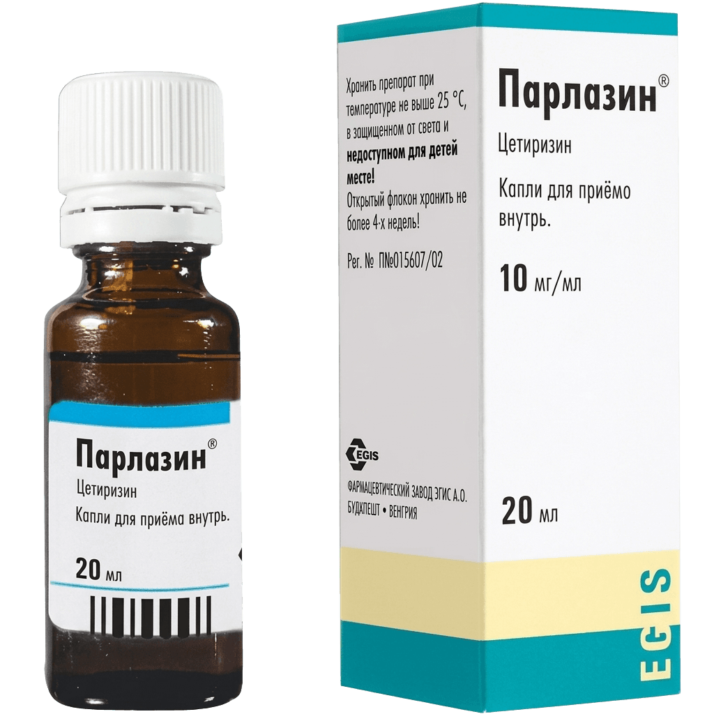 Парлазин, 20 мл, капли