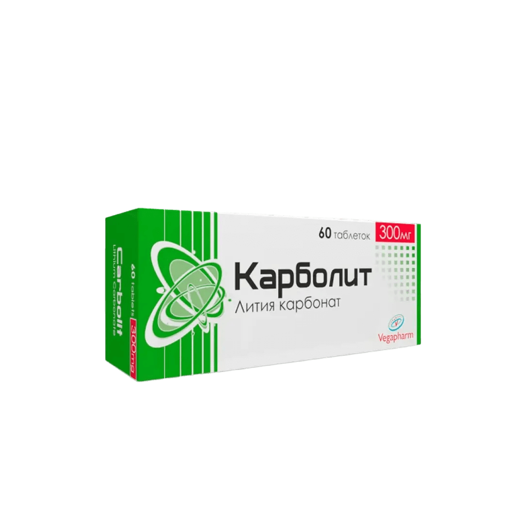 Карболит, 300 мг, таб. №60