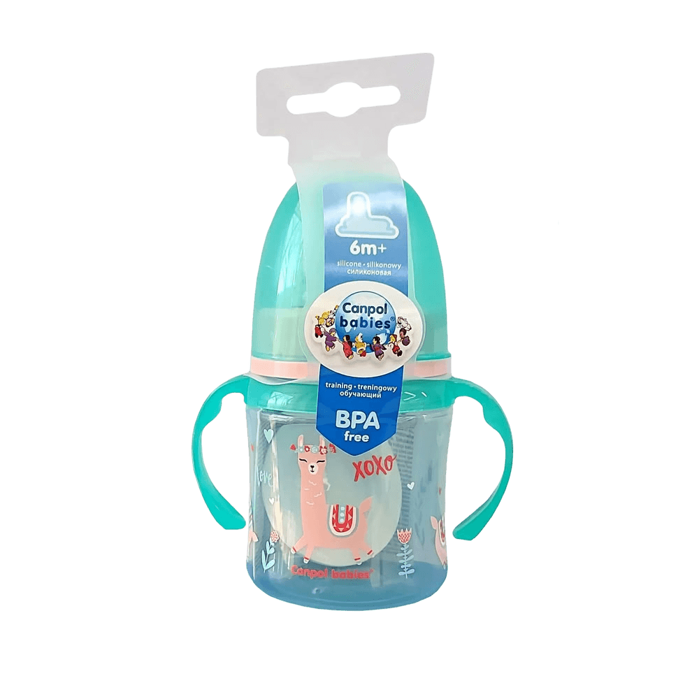 Бутылочка Canpol Babies, 120 мл. м. 35/207 (зеленый)