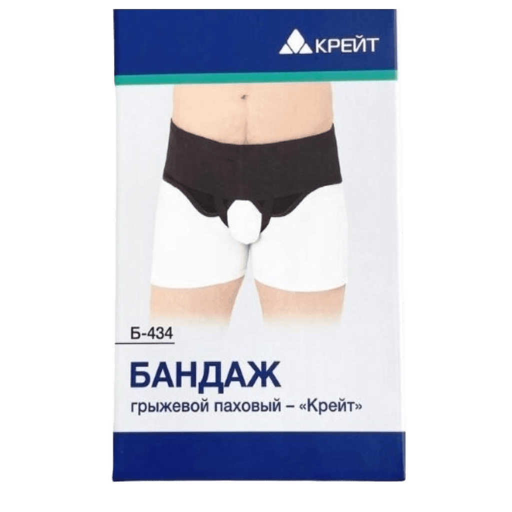 Бандаж грыжевой паховый Крейт, м. Б-433, раз. 6