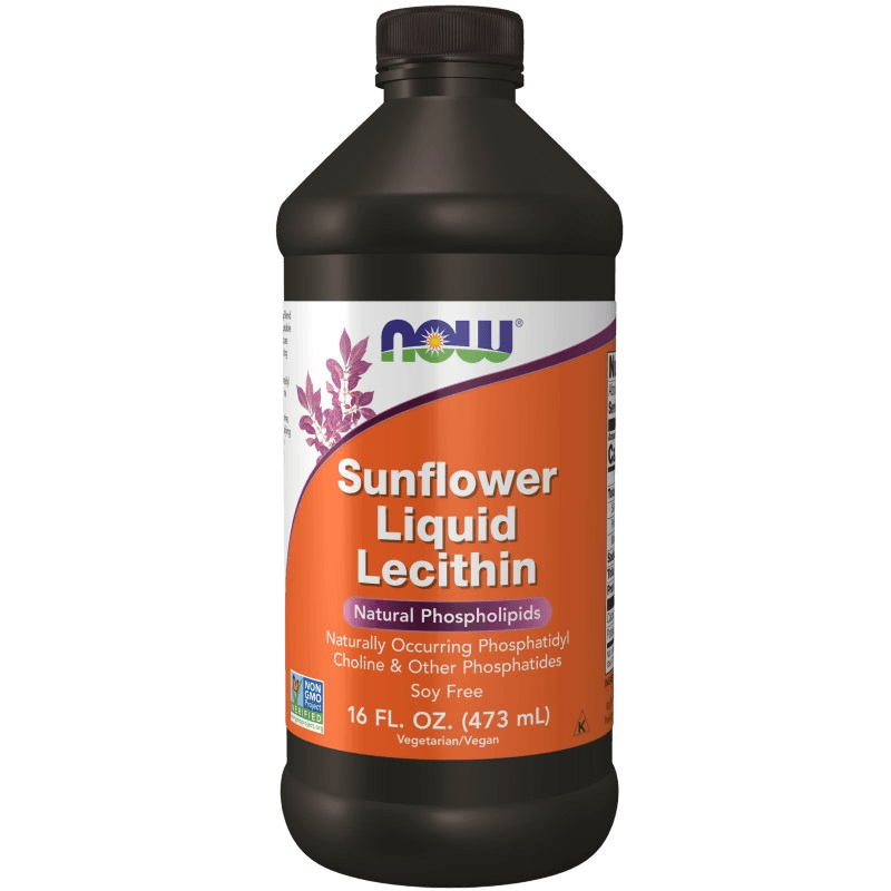 Лецитин Подсолнечника жидкий (NOW Sunflower Liquid Lecithin), 473 мл