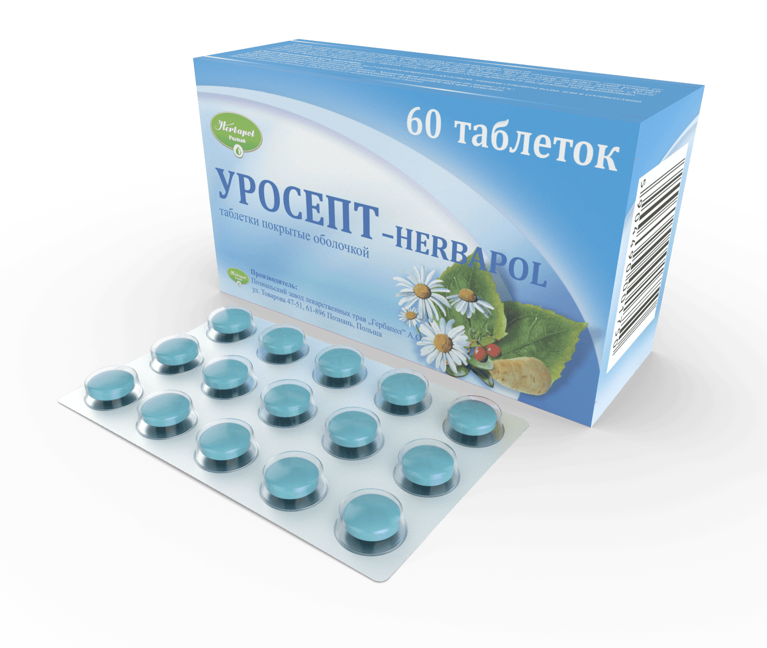 Уросепт-Herbapol, таб. №60
