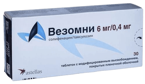 Везомни, 6 мг/0,4 мг, таб. №30