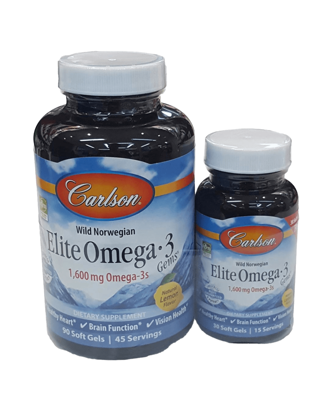 Элитная Омега-3 (Carlson Elite Omega-3), 1600 мг, капс. №90