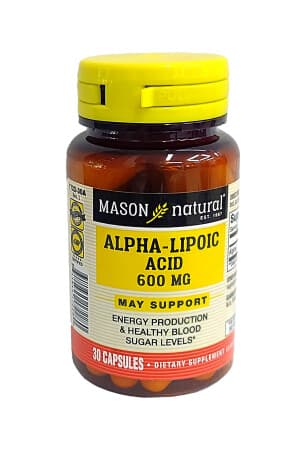 Альфа липовая кислота (Bluebonnet Apha Lipoic Acid), 600 мг, капс. №30