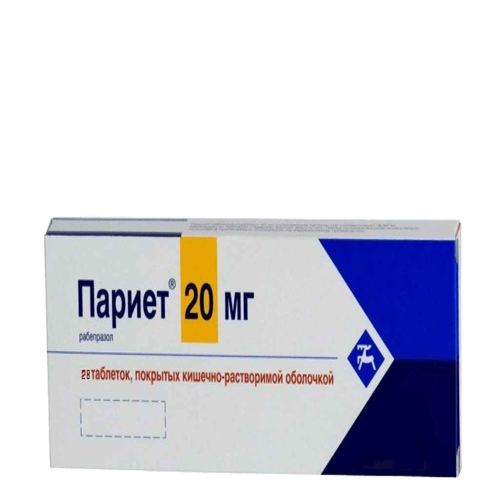 Париет, 20 мг, таб. №28