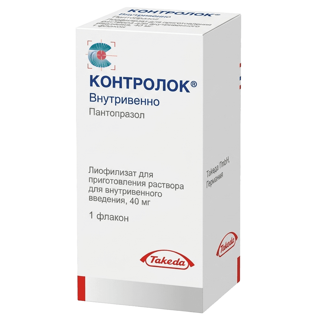 Контролок, 40 мг, флак. №1