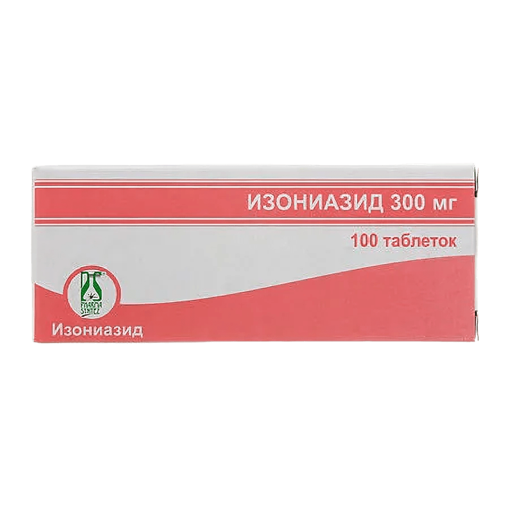Изониазид, 300 мг, таб. №100