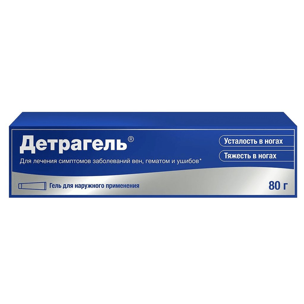 Детрагель, 80 г, гель