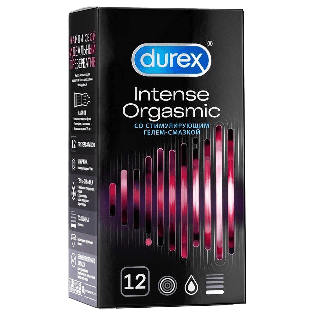 Презервативы Durex Intense Orgasmic, №3 (рельефные)