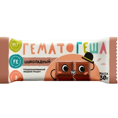 Гематоген шоколадный, 30 г
