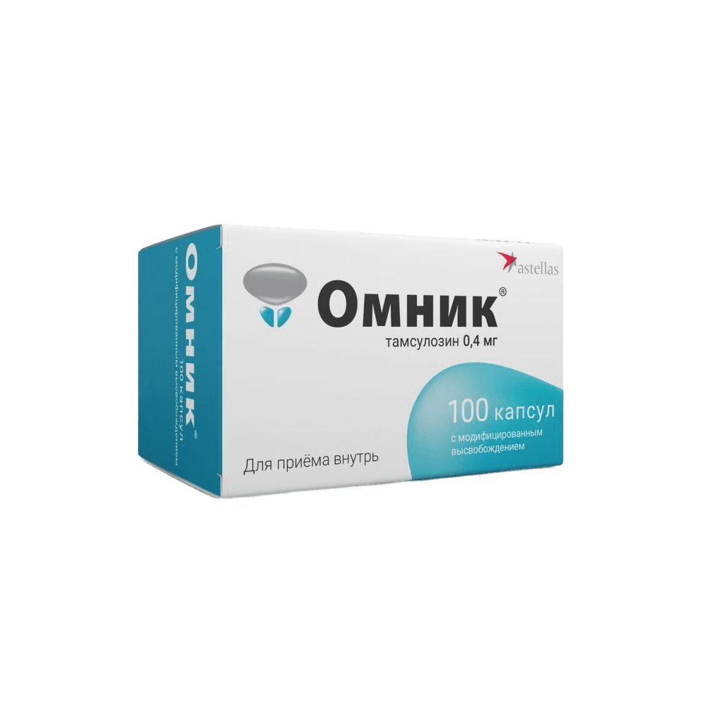Омник, 0,4 мг, капс. №100