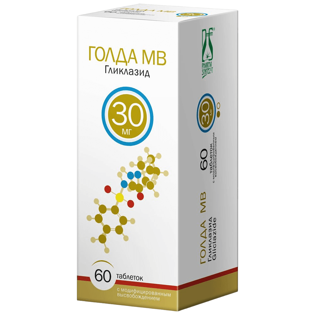 Голда МВ, 30 мг, таб. №40