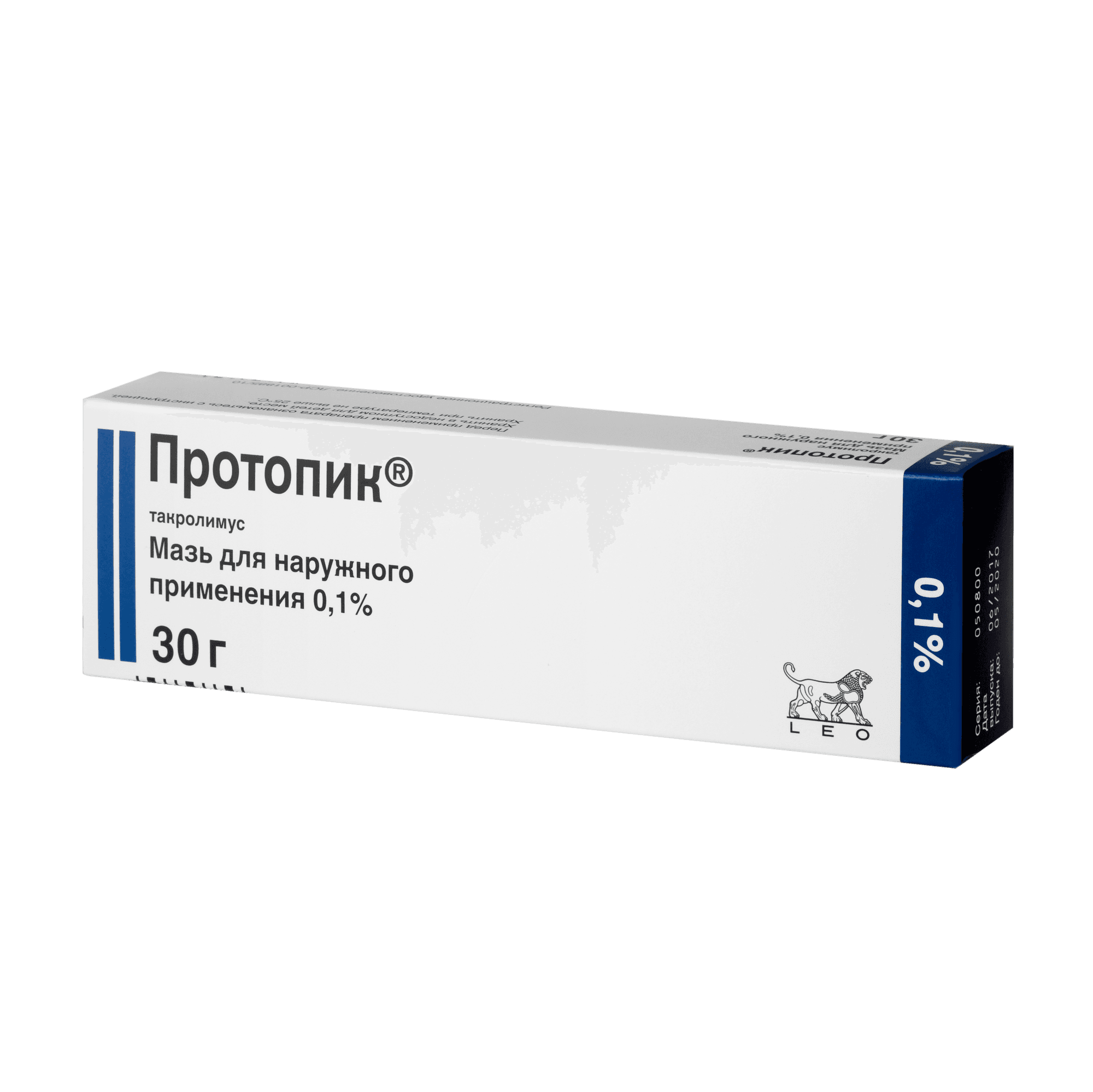 Протопик, 0,1%, 30 г, мазь