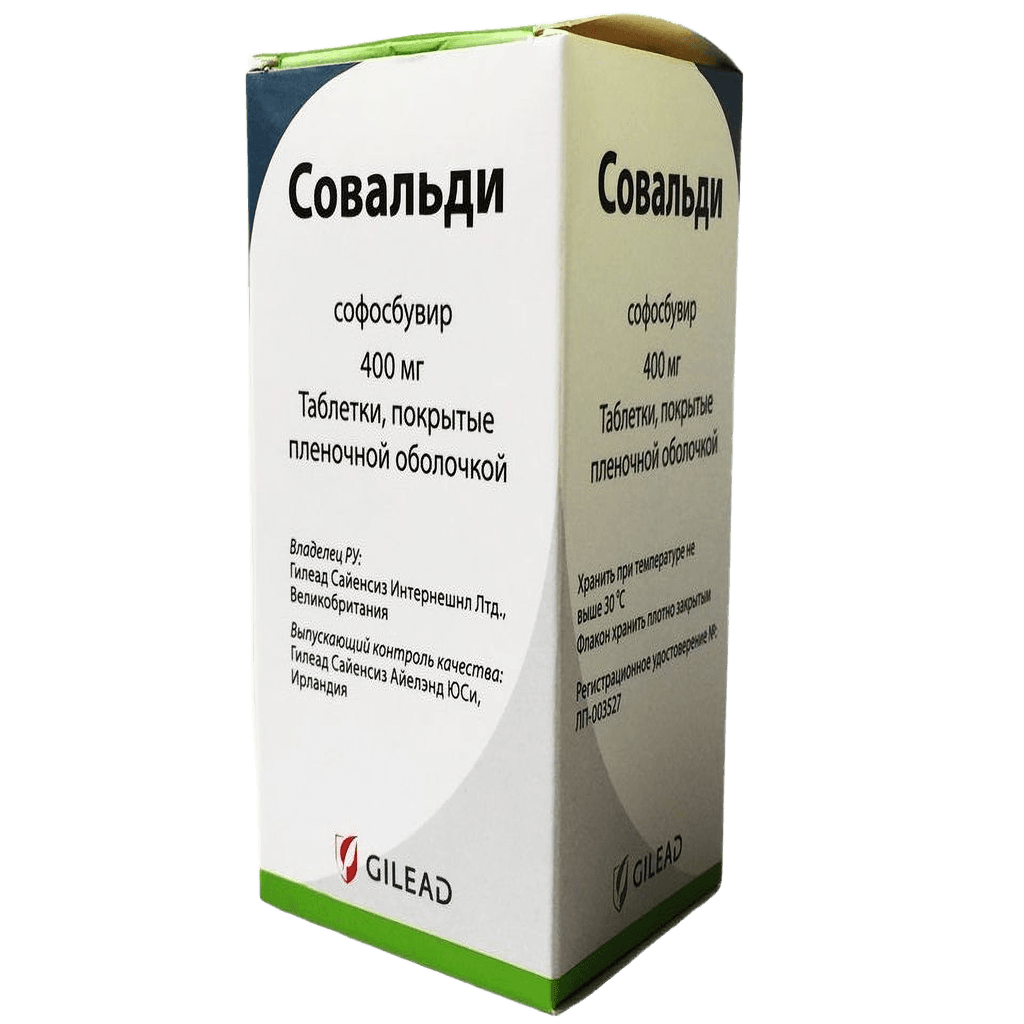 Совальди, 400 мг, таб. №28