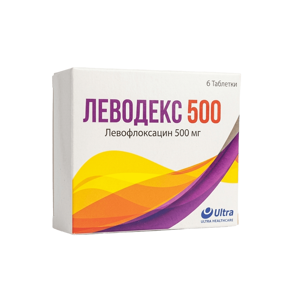 Леводекс, 500 мг, таб. №6