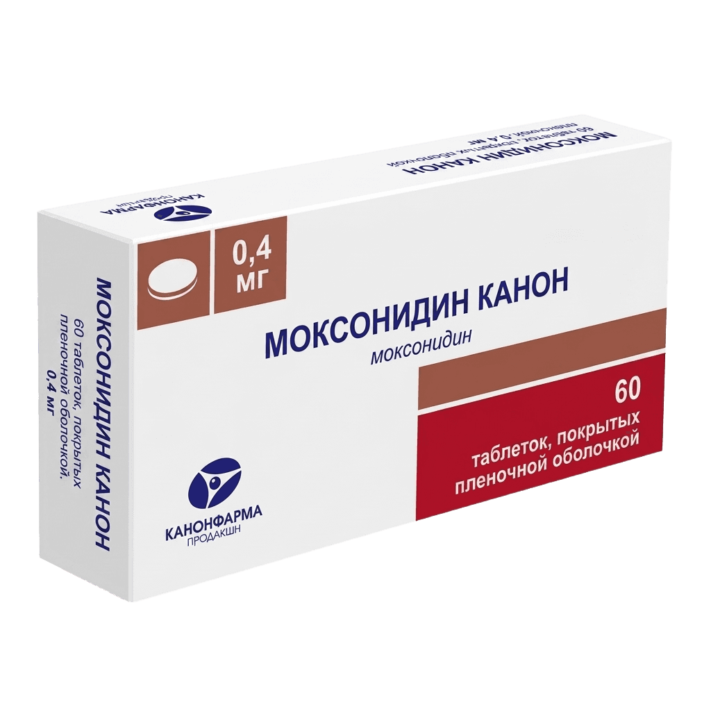 Моксонидин Канон, 0,4 мг, таб. №60