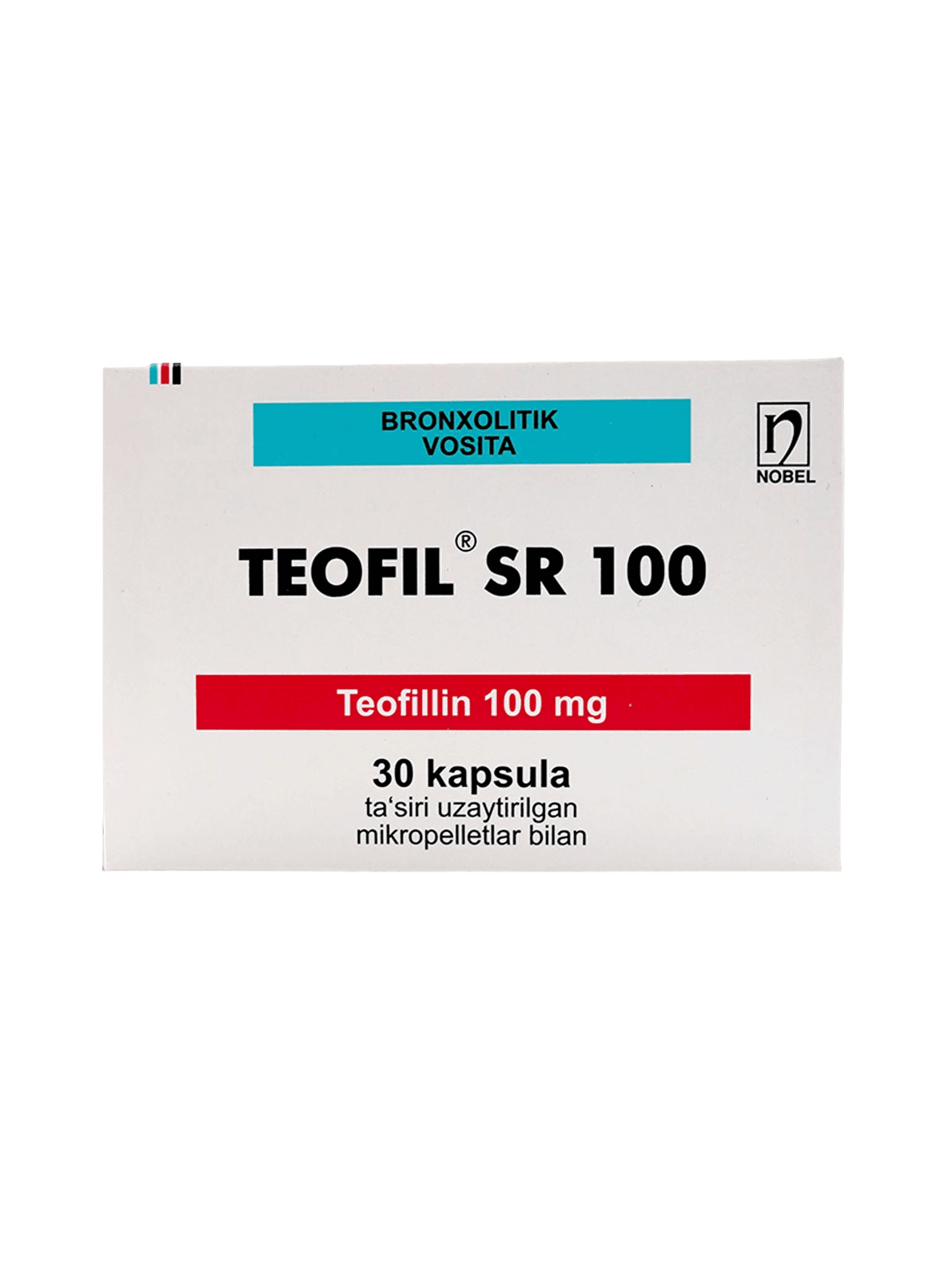 Теофил SR, 100 мг, капс. №30