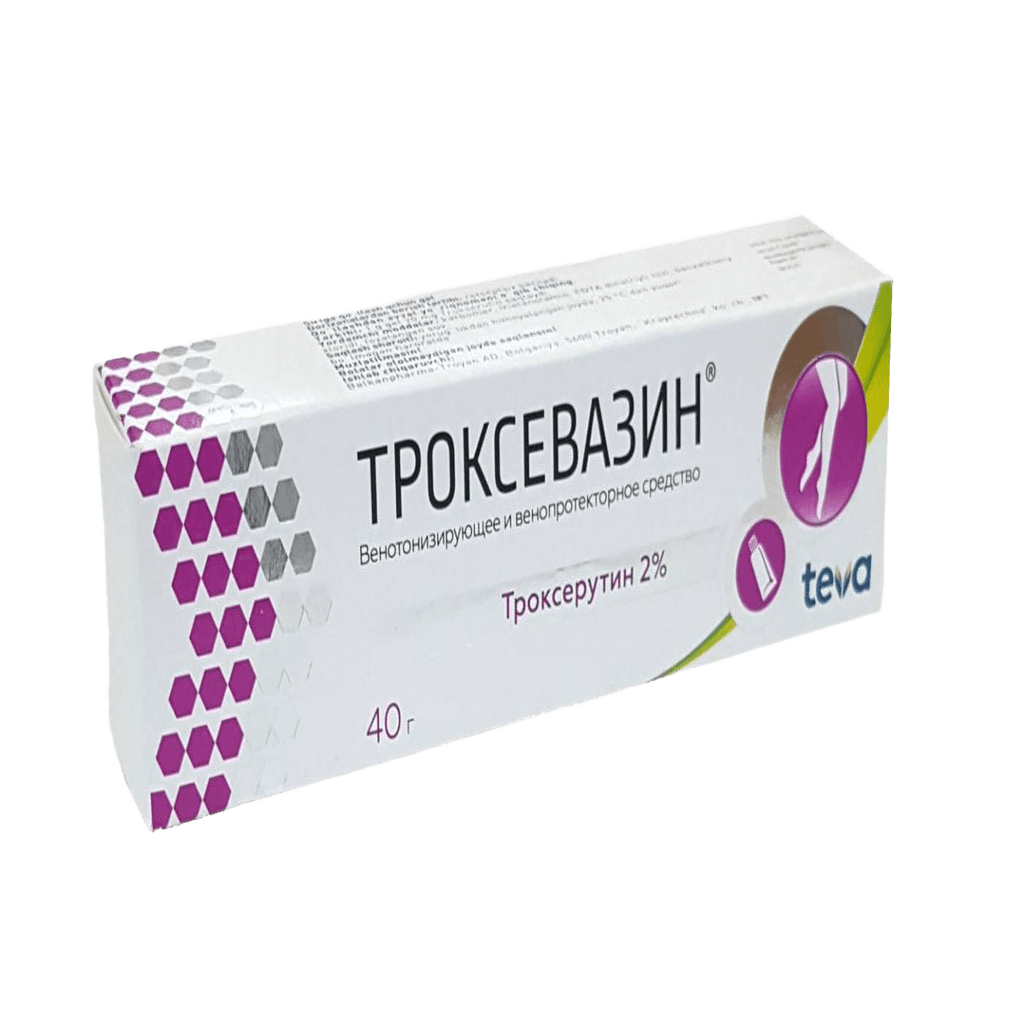 Троксевазин, 2%, 40 г, гель