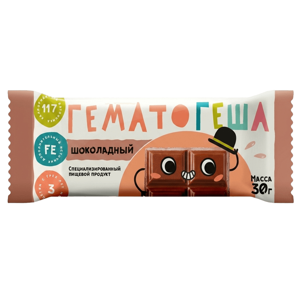 Гематогеша шоколадный, 30 г