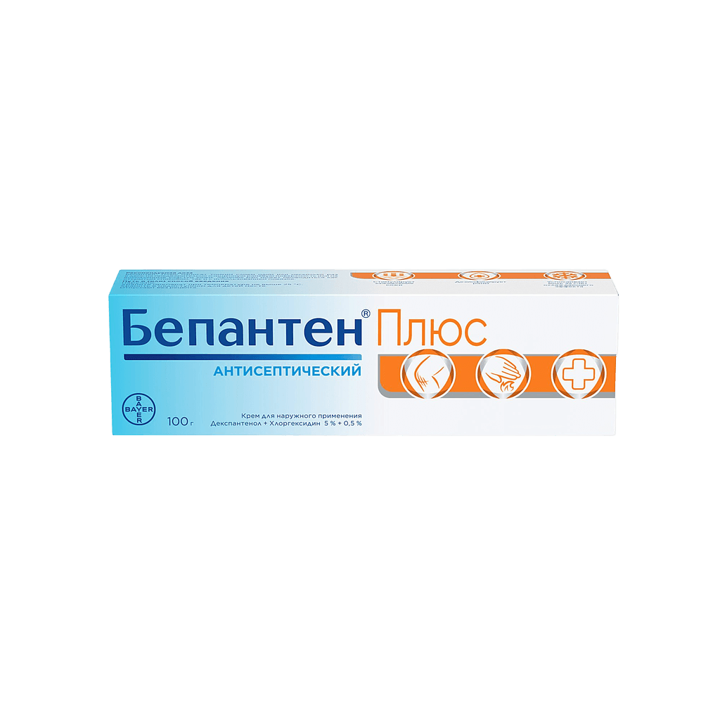 Бепантен Плюс, 5%, 100 г, крем