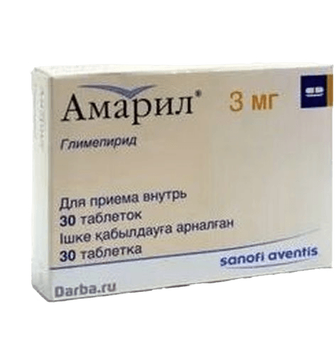 Амарил, 3 мг, таб. №30