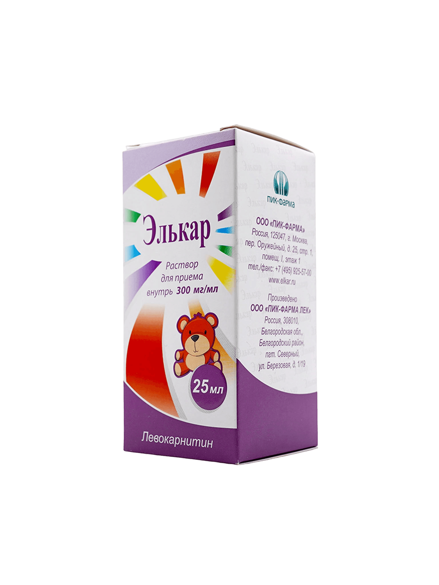 Элькар, 300 мг/мл, 25 мл, флак.